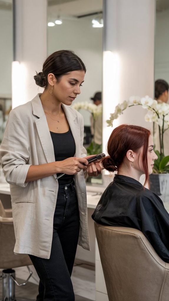 Oversized Blazer with Slim-Fit Basics