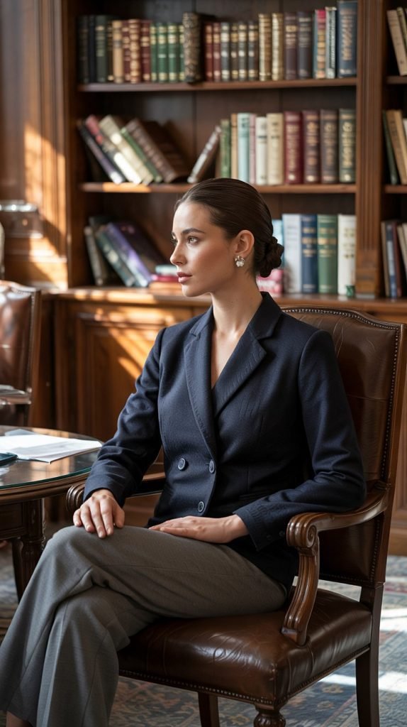 Cashmere Sweater Set with Trousers