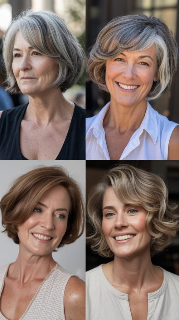 Razored Bob with Flipped Ends