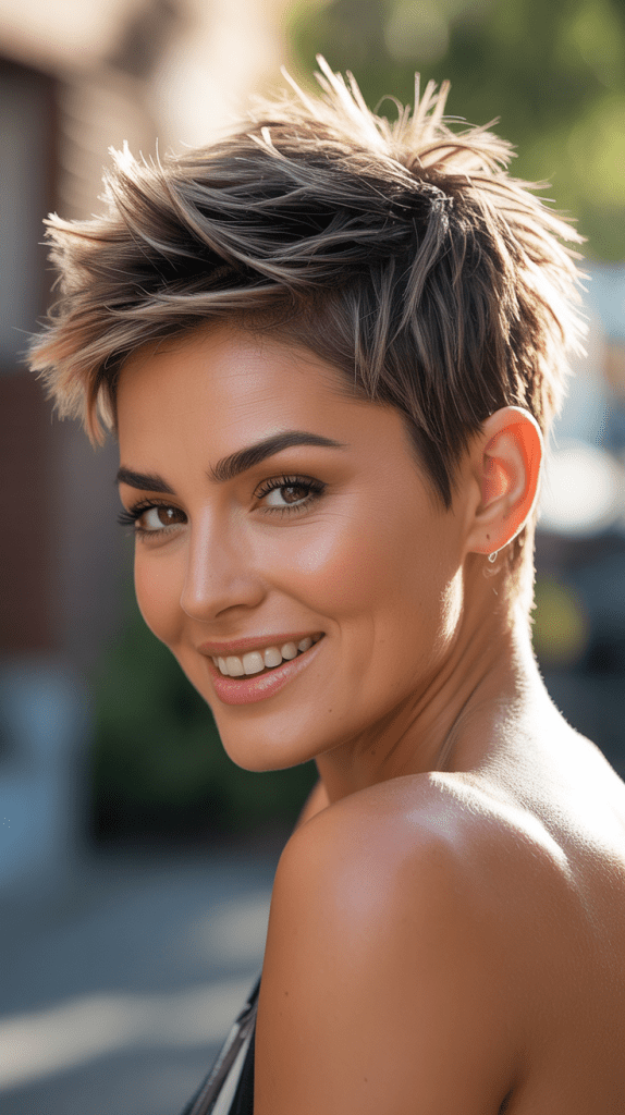 Spiky Pixie Cut