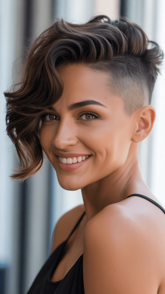 Undercut Pixie with Long Top
