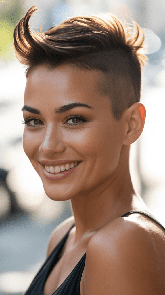 Mohawk-Inspired Pixie Wig