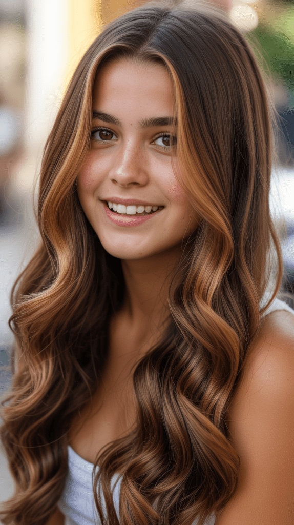 Caramel Balayage Highlights