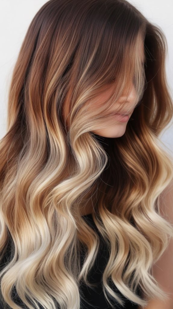 8. Blonde Brunette Ombre Balayage