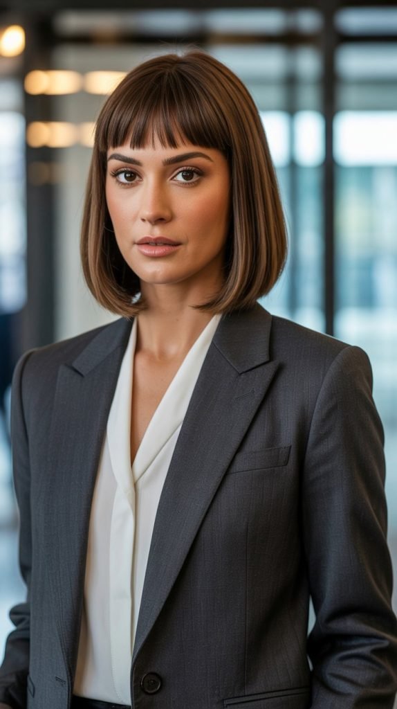  Long Bob with Curtain Bangs: Cultural and Professional Considerations