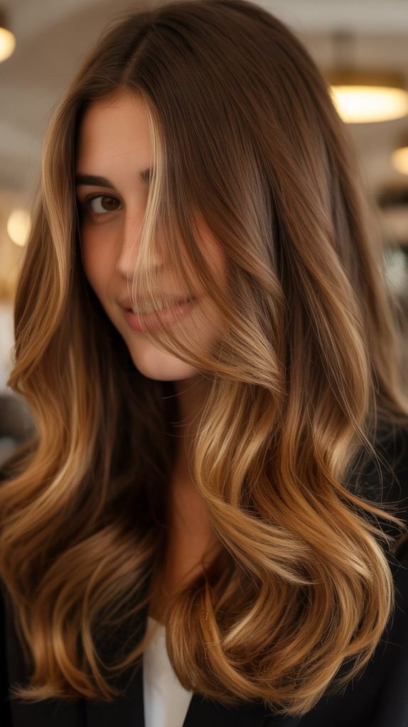 1. Honey Blonde Balayage