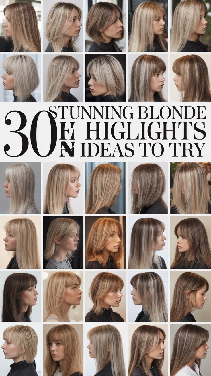 30 Stunning Blonde Hair Highlights Ideas to Try