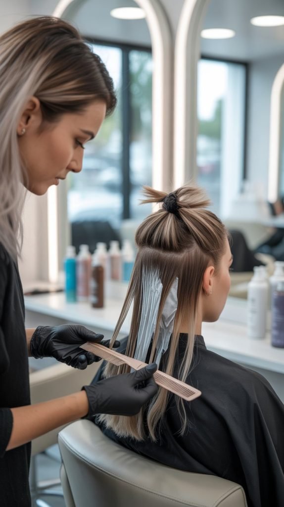 The Process: What to Expect During Your Cool-Tone Highlighting Appointment