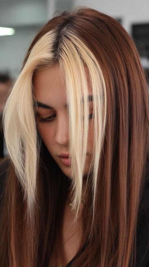 20. Blonde Money Piece Highlights