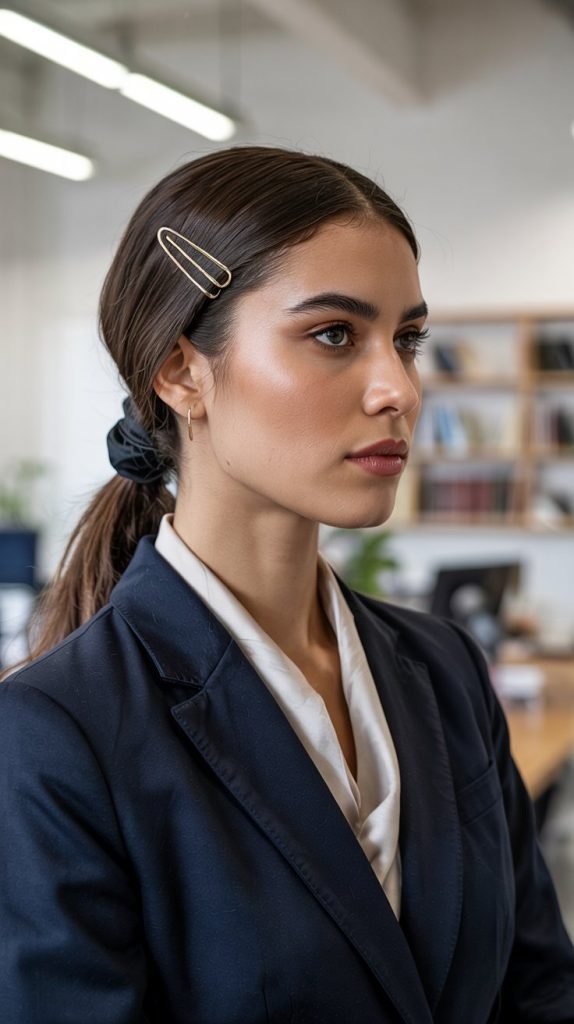 Wrapped Low Ponytail