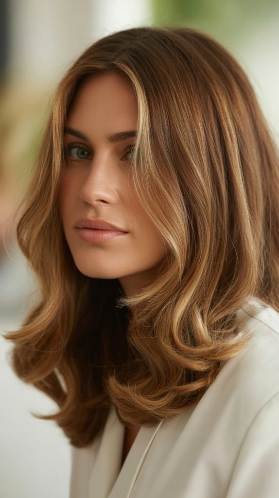 16. Subtle Sandy Blonde Chunks