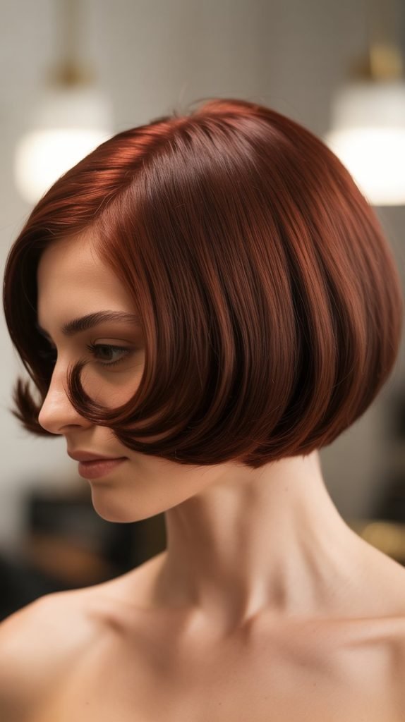 Retro-Inspired Stacked Bob