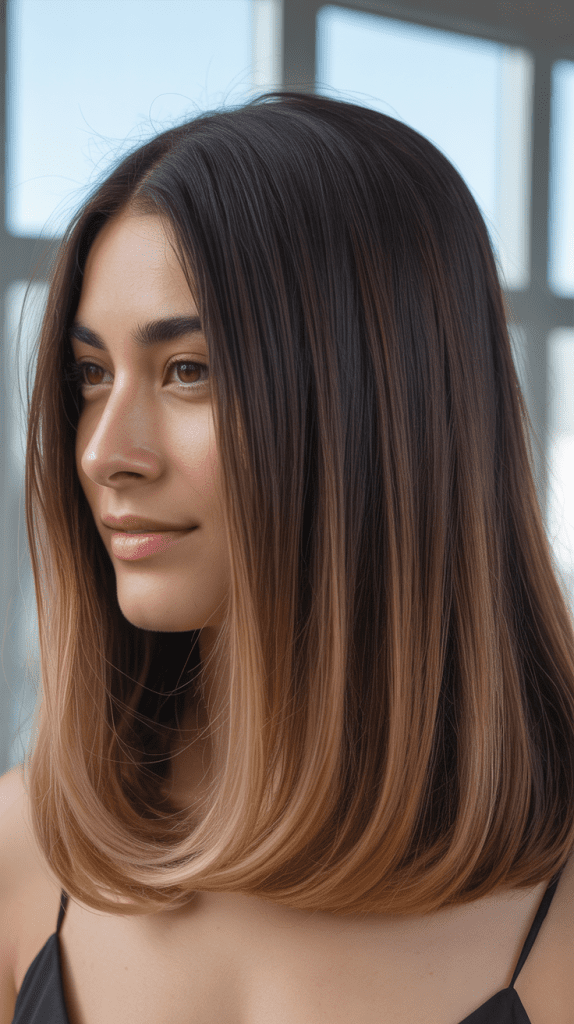 Long Bob with Root Shadow