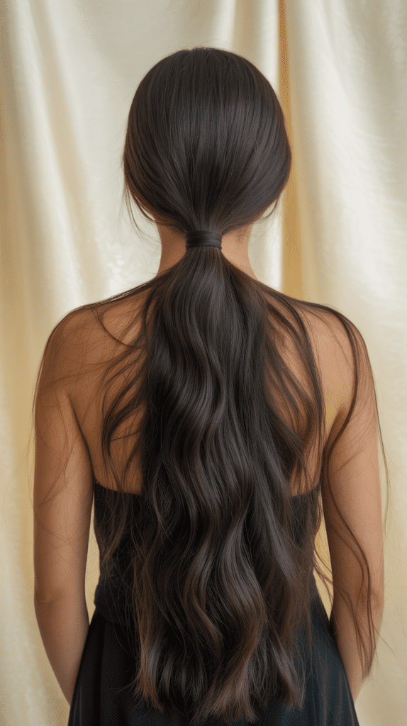  Classic Half Up Ponytail