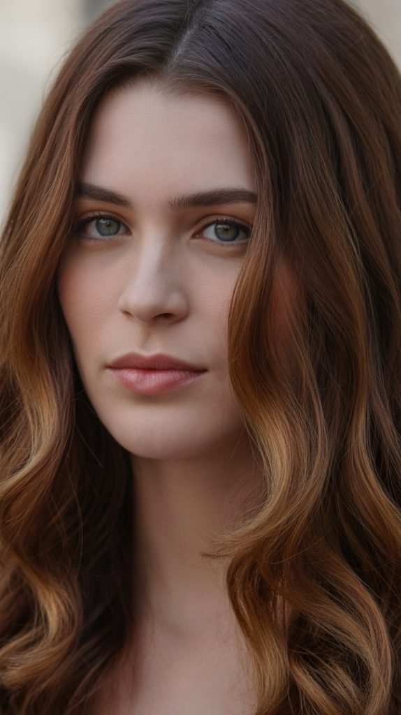 23. Caramel Highlights for Cool Skin Tones