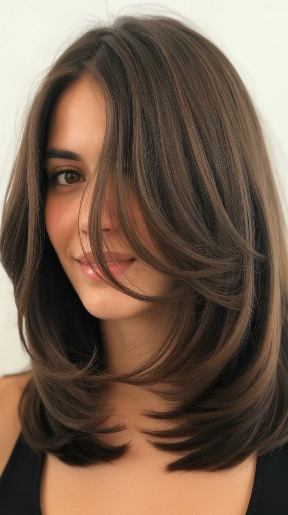 26. Long Bob with Internal Layers