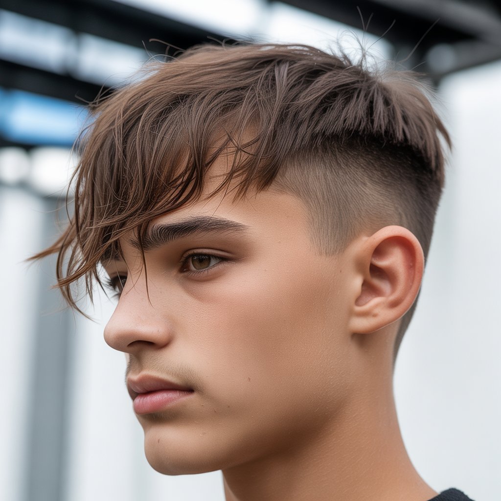 The Long Textured Top with Undercut