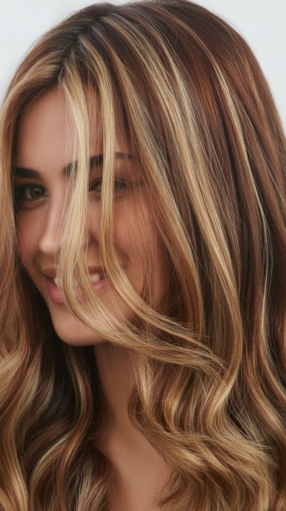 28. Blended Chunky and Fine Highlights Mix