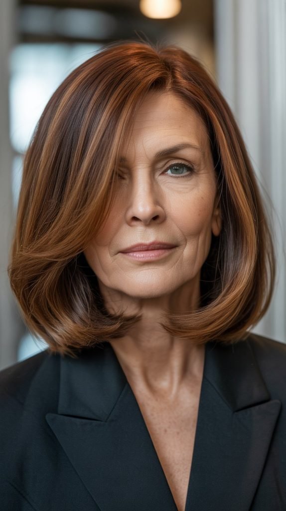 18. Long Bob with Lowlights