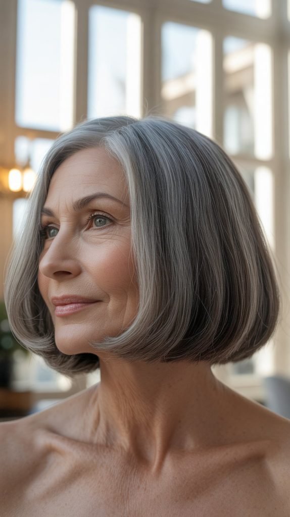 1. Classic Straight Long Bob