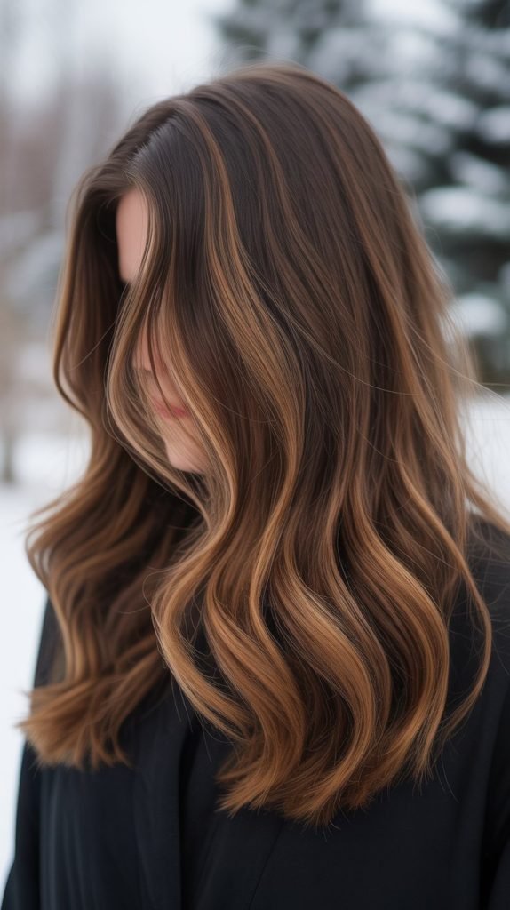Warm Caramel Balayage