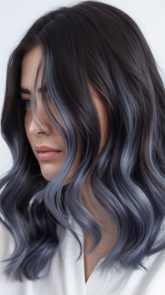 4. Muted Periwinkle Hidden Highlights