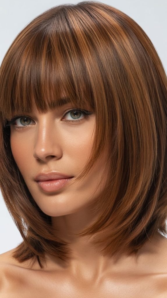 Choppy Bob with Bangs
