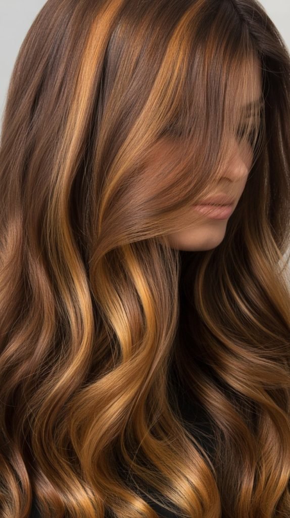 19. Walnut Brown with Caramel Swirls