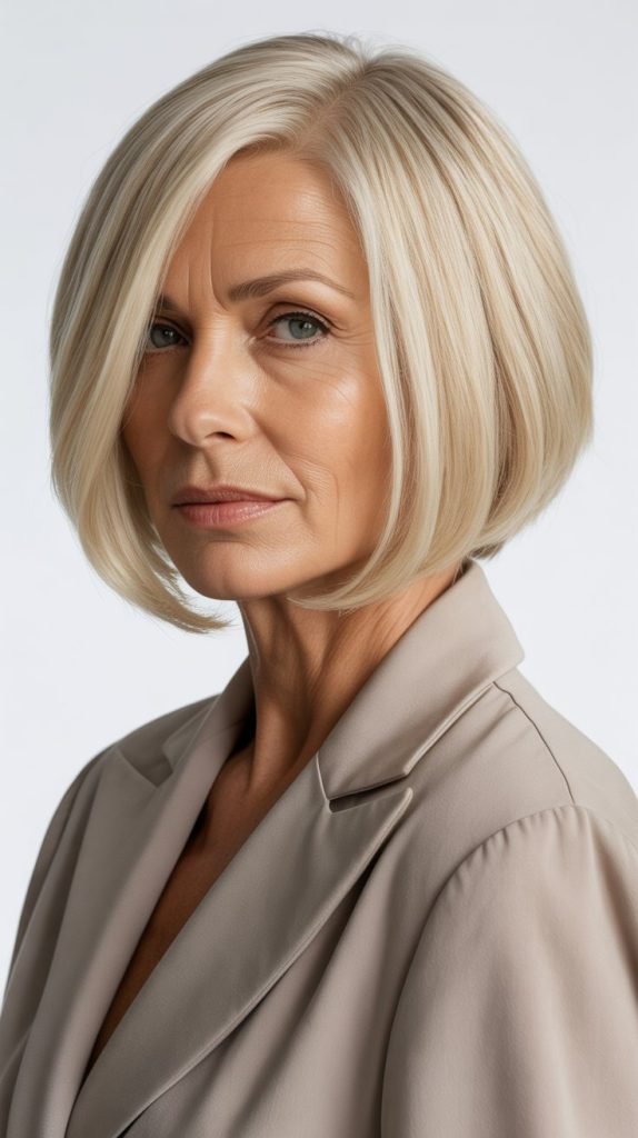 3. The Short Bob with Blunt Ends