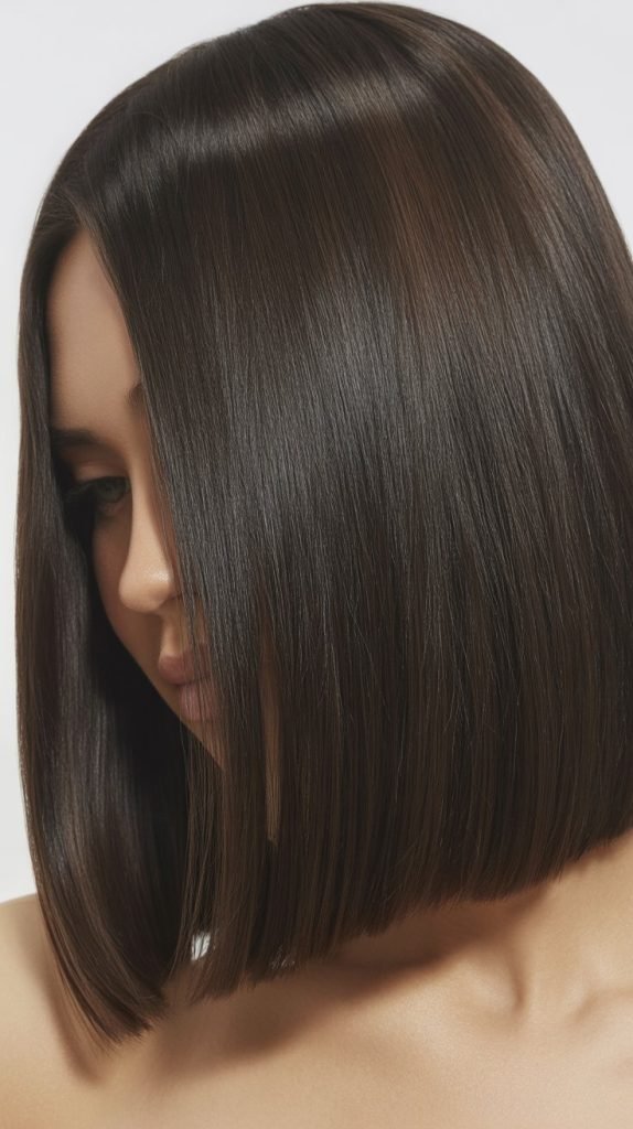 9. Sleek and Straight Long Bob