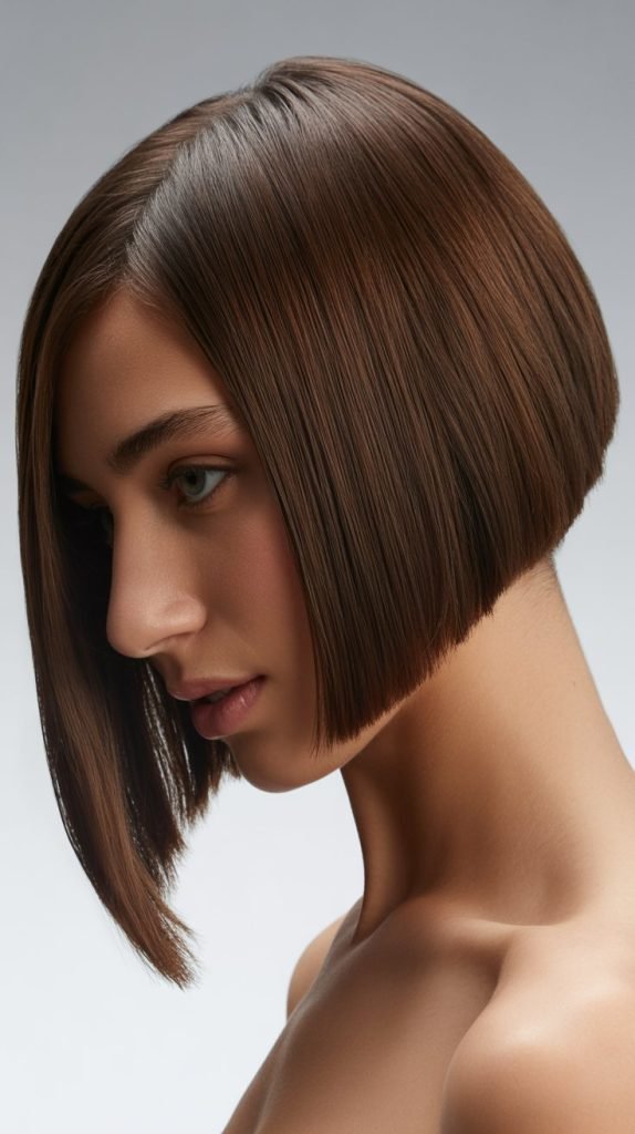 3. Angled Long Bob (A-Line)