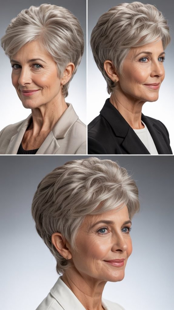 7. Tapered Cut with Volume at Crown