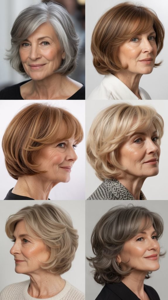 Shoulder-Length Layered Bob