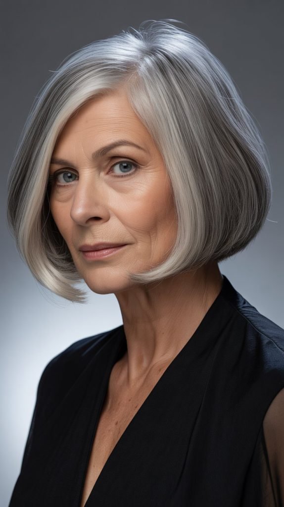 7. Angled Long Bob (A-Line Bob)