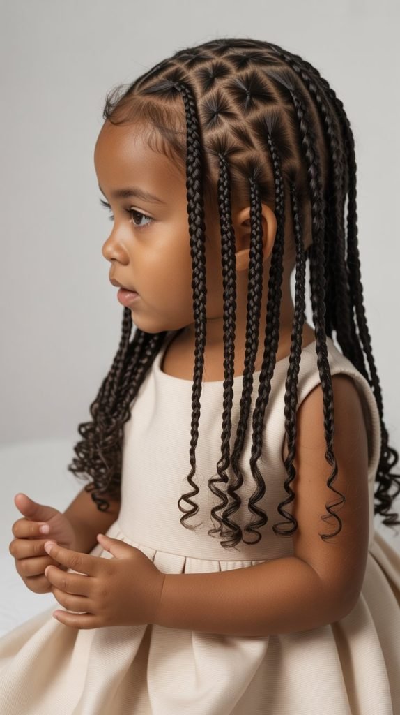 27. Ghana Braids (Invisible Cornrows)