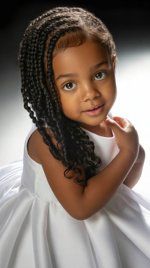12. Lemonade Braids for Toddlers