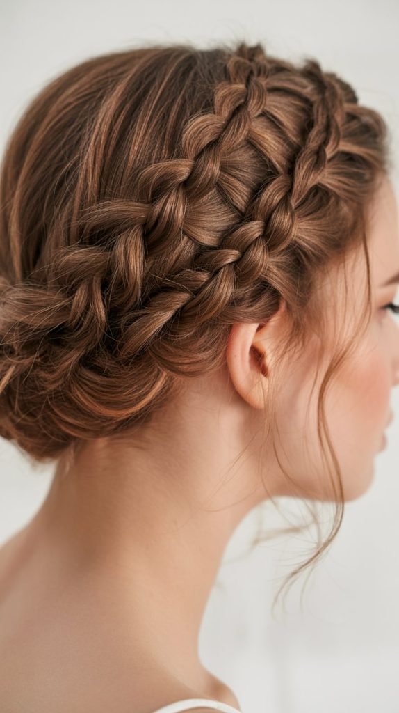 33. Stacked Braided Buns