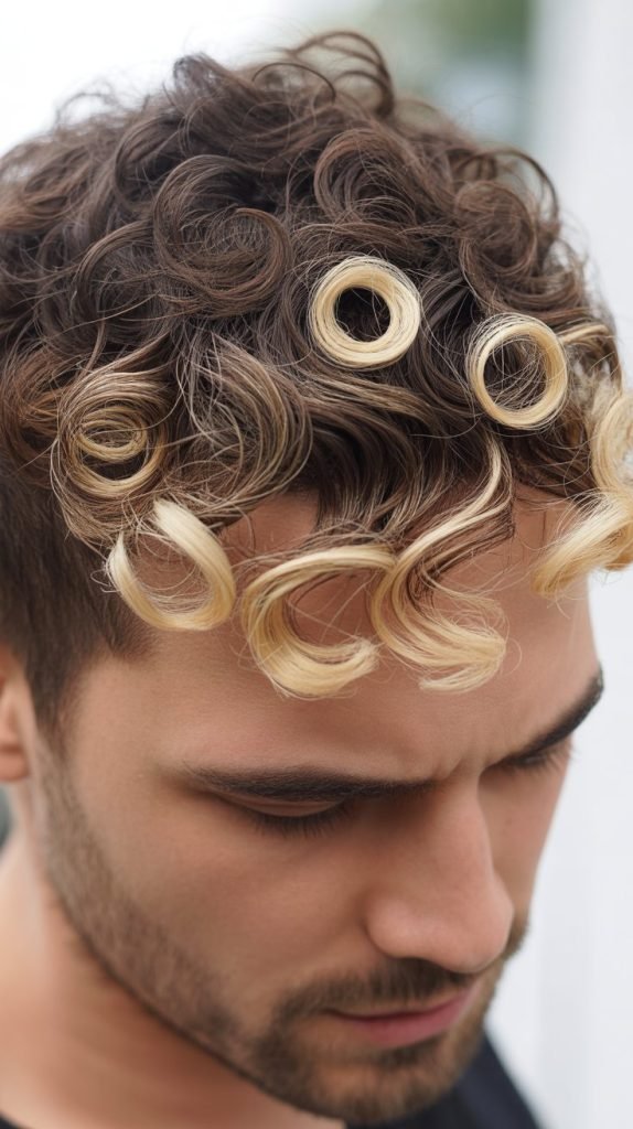 11. Frosted Tips Modern Style