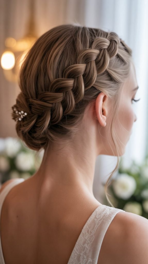 16. Infinity Braid Updo