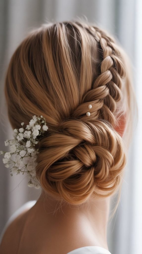 9. Braided Ballerina Bun