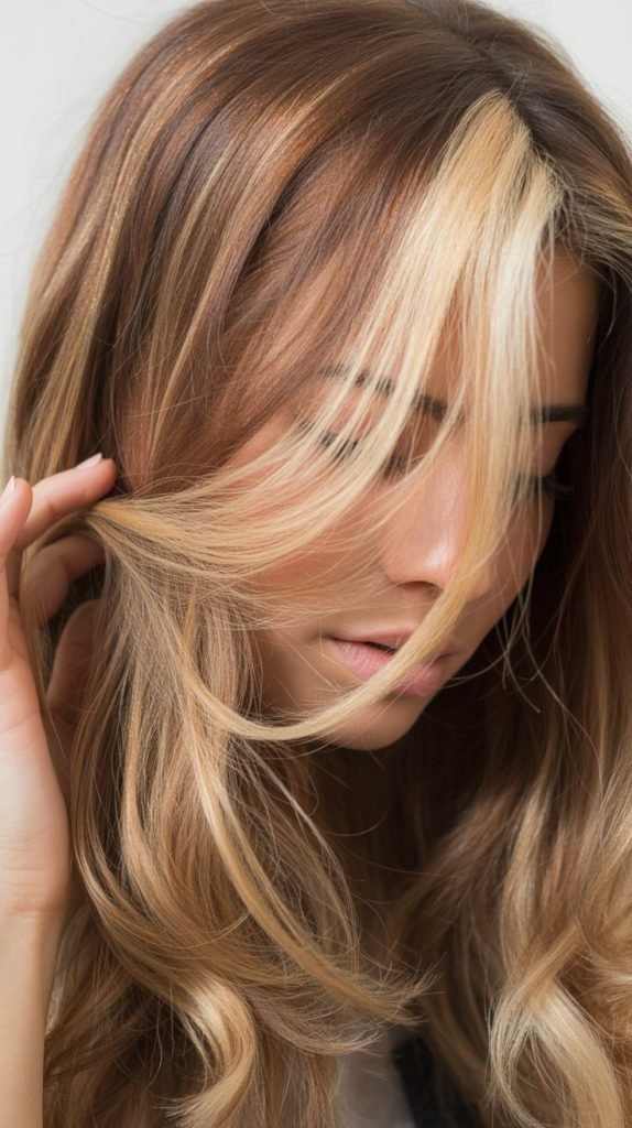 13. Bright Blonde Peekaboo Highlights