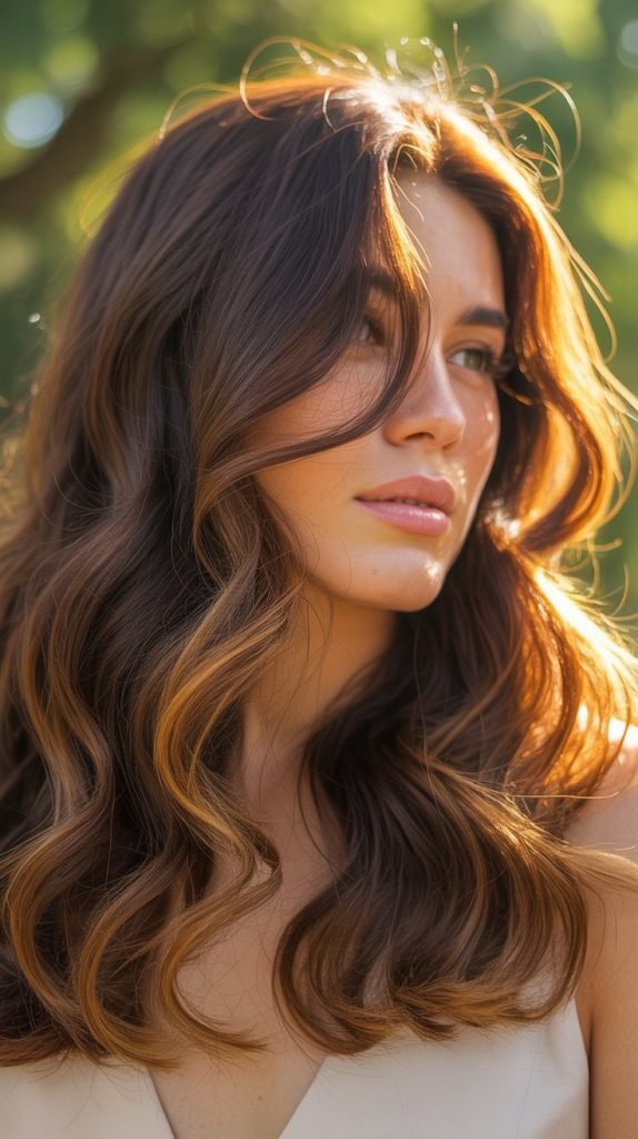 Golden Caramel Highlights