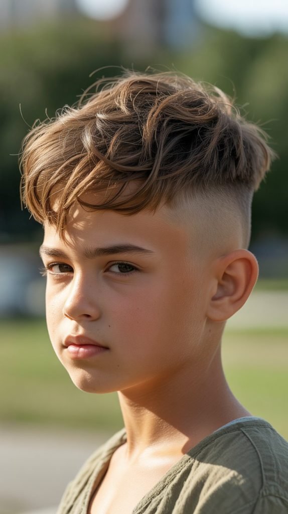 12. Taper Fade with Textured Crop