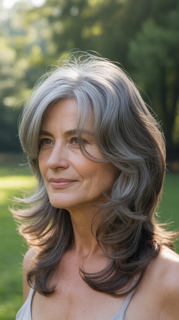 Layered Shoulder-Length Cut