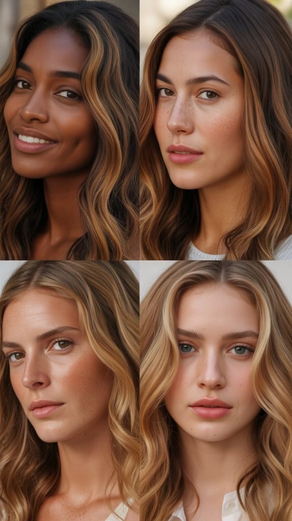 24. Best Caramel Highlight Shades for Different Skin Tones