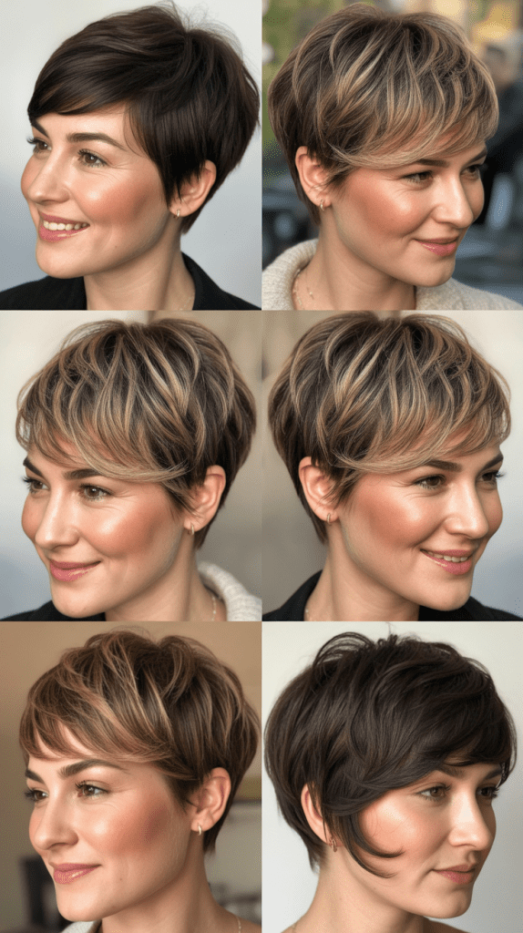Textured Fringe Pixie