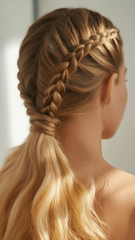 Rope Braid Ponytail