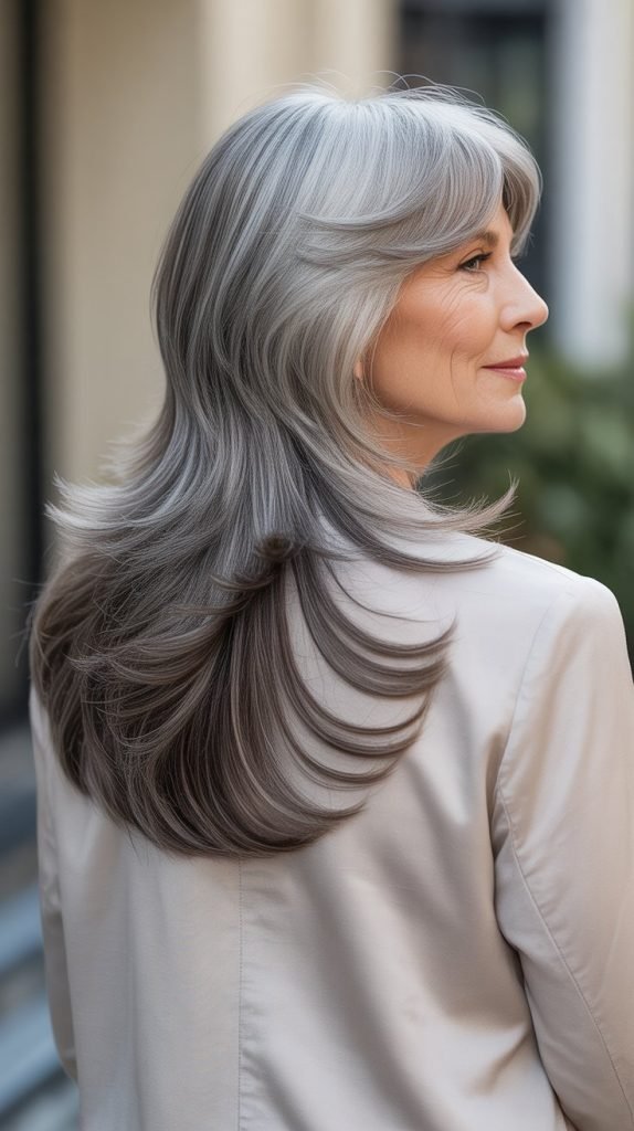 V-Shaped Layers with Longest Point in Back