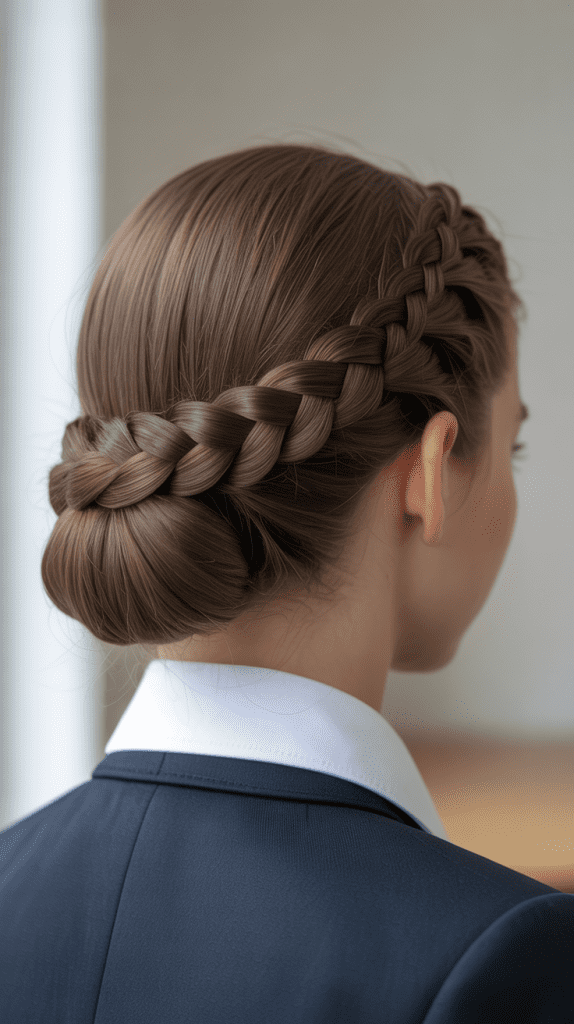The Braided Low Bun