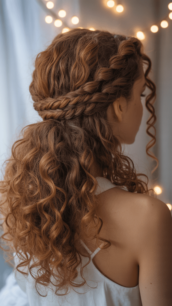 The Twisted Half-Up Style